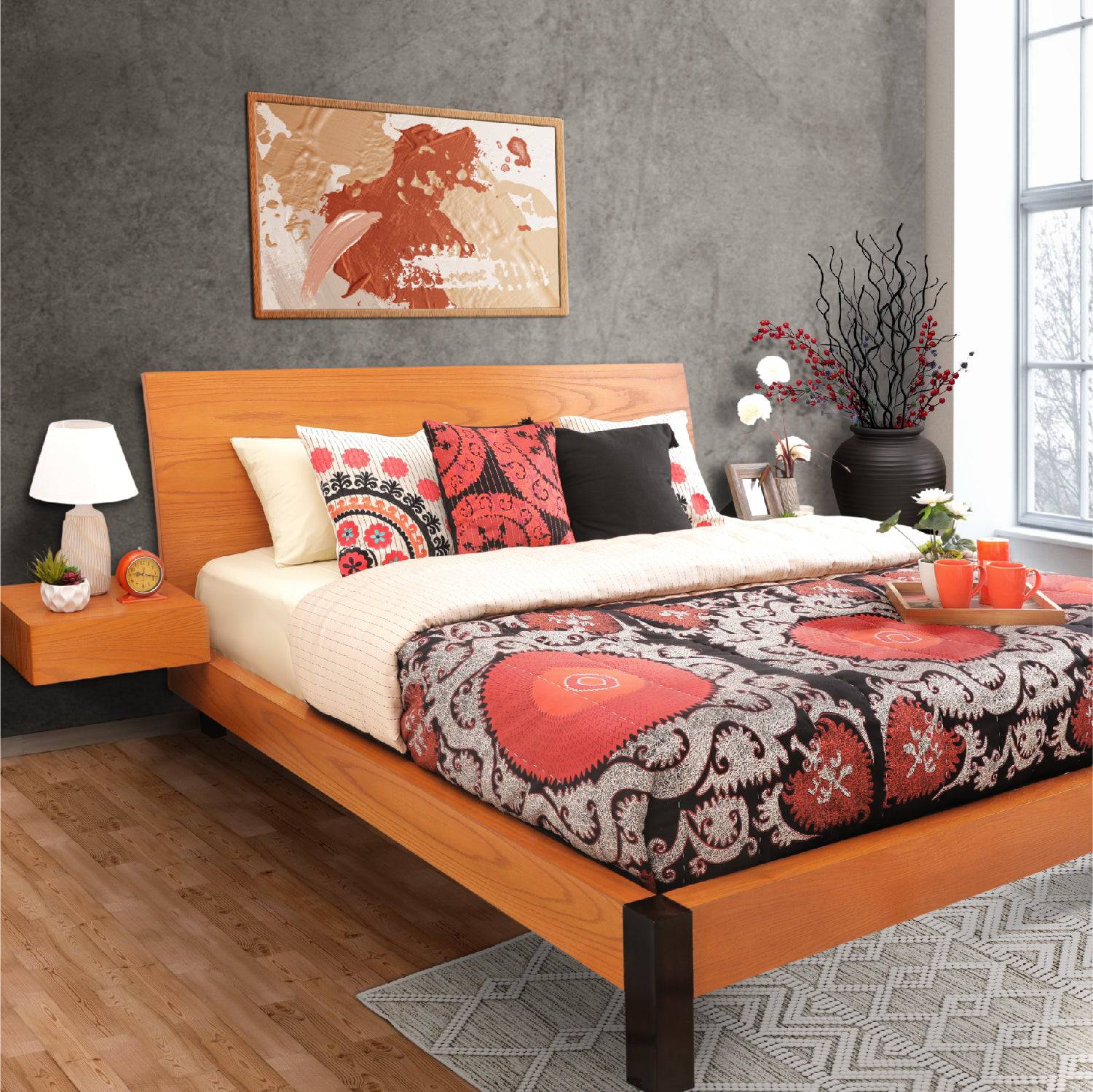 Yertoke Harry – King Sized Bed Set – Yertoke – Premium Furniture