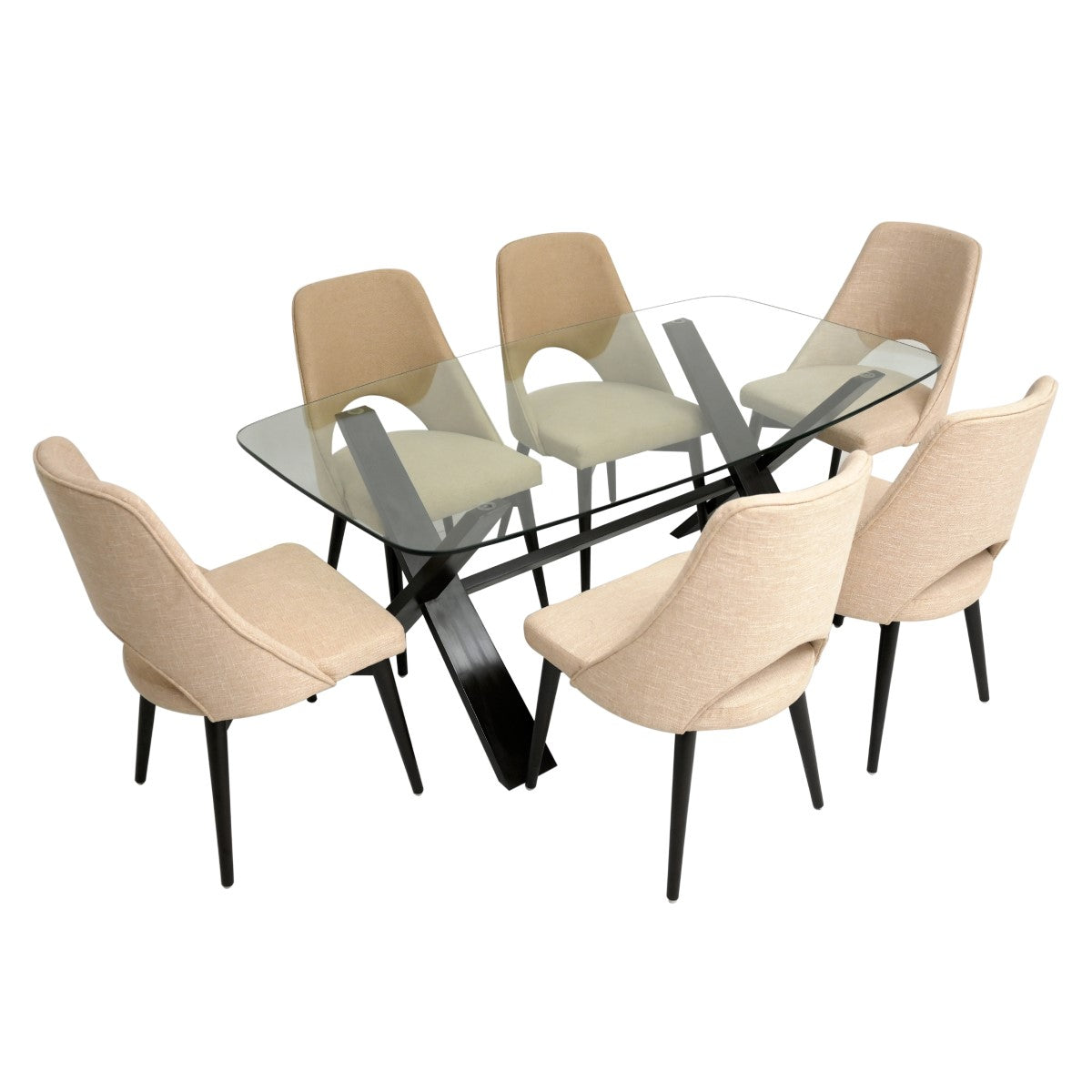 Yertoke Florence 6 Person Dining Table – Yertoke – Premium Furniture